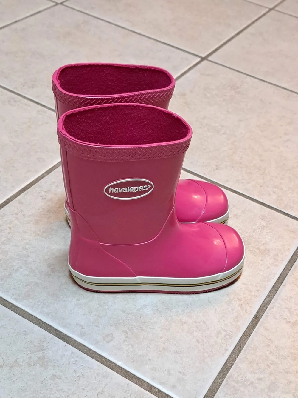Havaianas Kids Aqua Rain Boots - Pink - USA Toddler Kids Size 10C